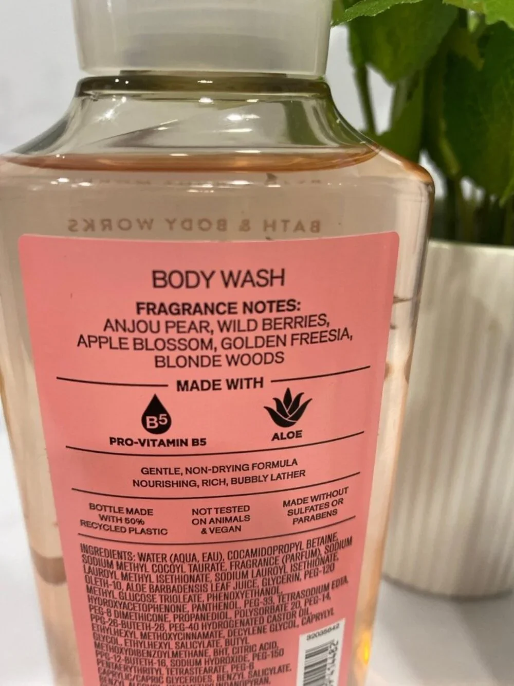 “Pearberry” Bath & Body Works NEW 3-Pc Full Size Set